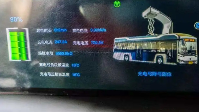 超級(jí)電容用于公交車，充電7分鐘，開行40公里